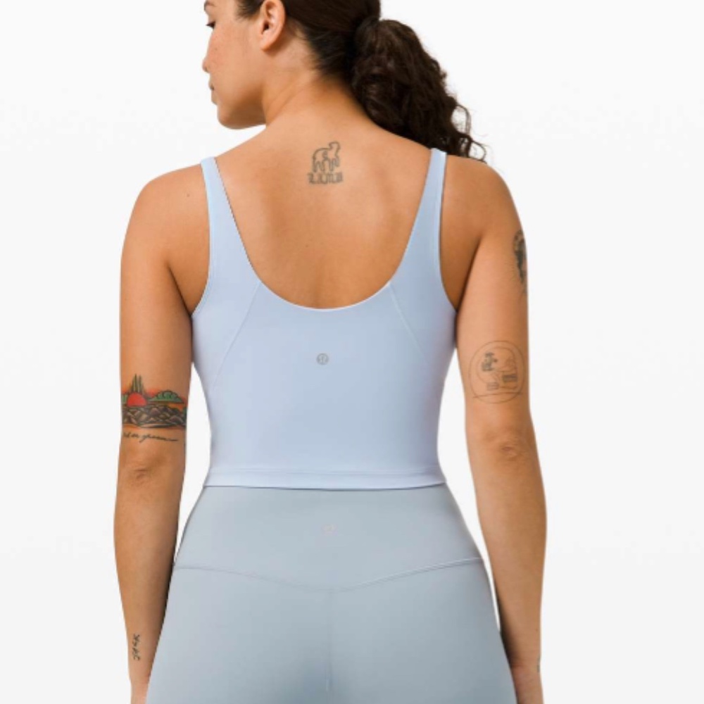 Lululemon Align Tank Blue Linen Size 12 - Picture 2 of 5